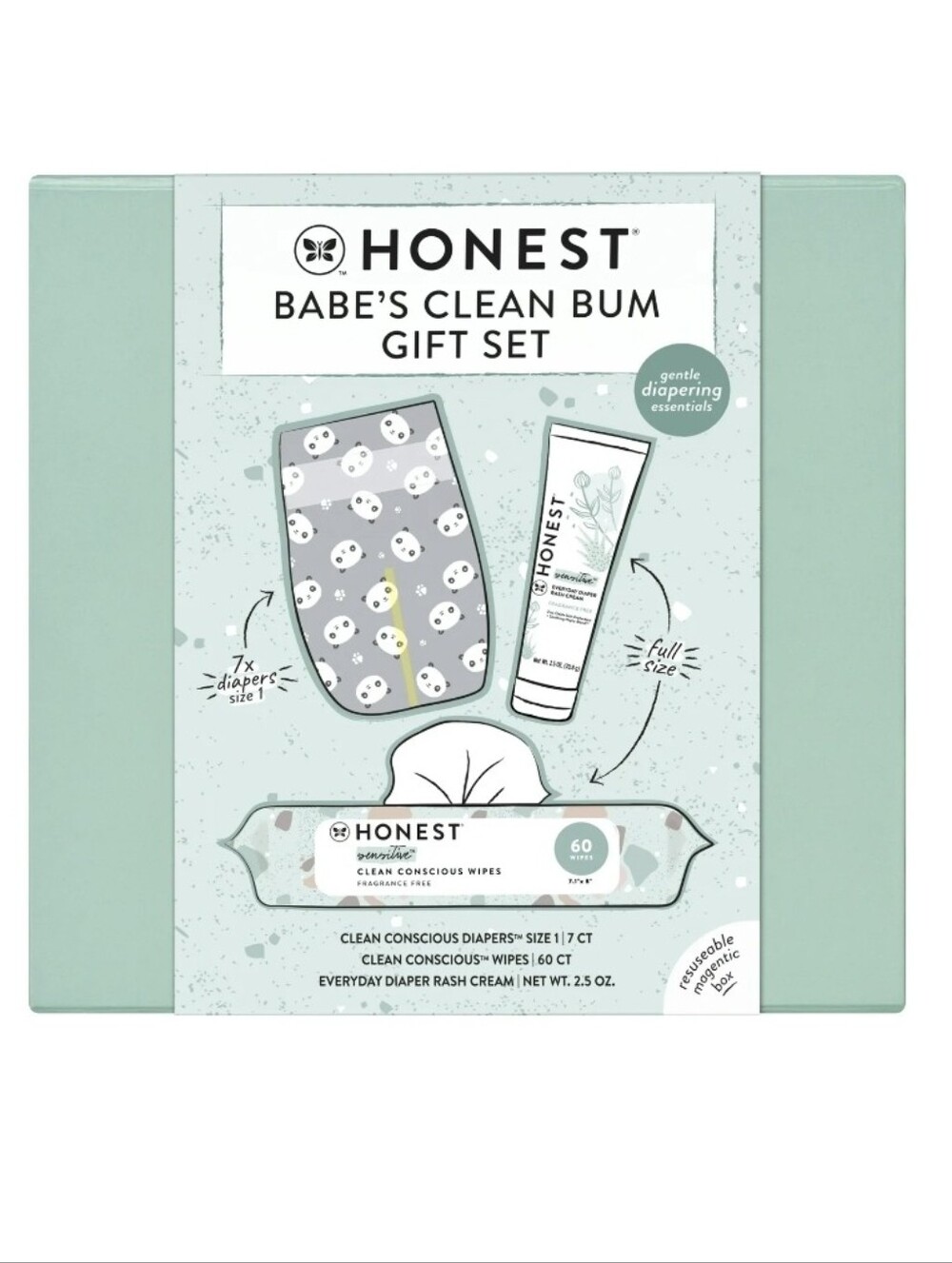 The Honest Company Babes Clean Bum Infant Gift Set